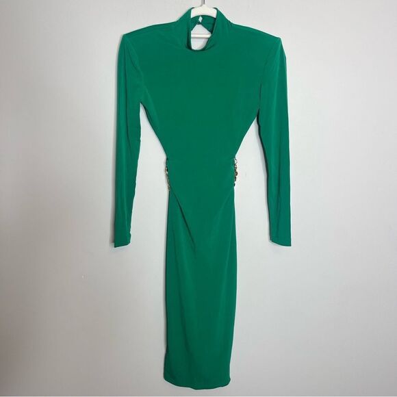 Nookie ALBA MIDI DRESS  - EMERALD GREEN NEW - Picture 8 of 8